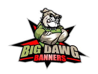 Big Dawg banners logo design by aRBy