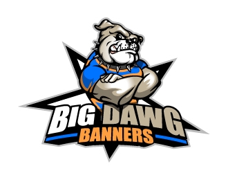 Big Dawg banners logo design by aRBy