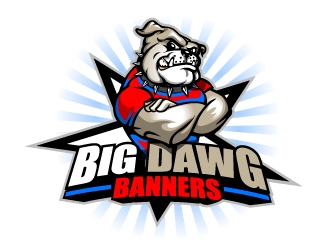 Big Dawg banners logo design by aRBy
