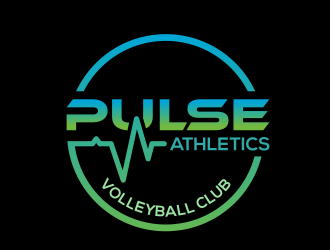 Pulse Athletics Volleyball Club  logo design by ingepro