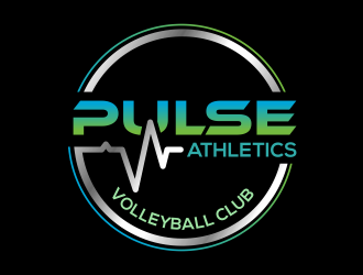 Pulse Athletics Volleyball Club  logo design by ingepro
