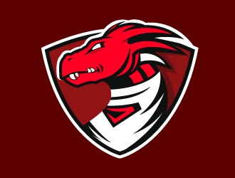 New Palestine Dragons logo design by fantastic4