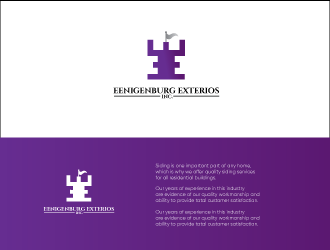 Eenigenburg Exteriors Inc logo design by sidiq384