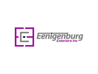 Eenigenburg Exteriors Inc logo design by Panara