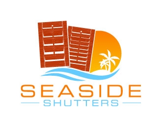 Seaside Shutters logo design by daywalker
