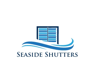 Seaside Shutters logo design by tec343