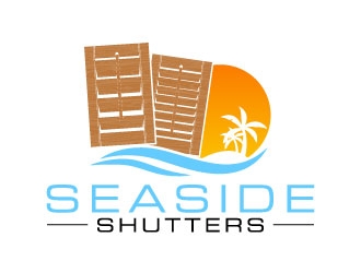 Seaside Shutters logo design by daywalker