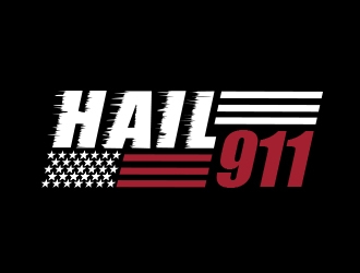 Hail 911 logo design by MarkindDesign