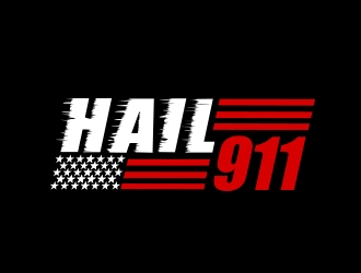 Hail 911 logo design by MarkindDesign