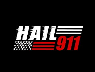 Hail 911 logo design by MarkindDesign