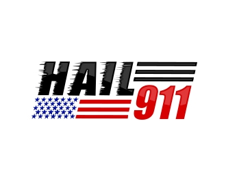 Hail 911 logo design by MarkindDesign