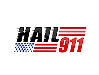 Hail 911 logo design by MarkindDesign