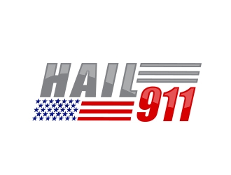Hail 911 logo design by MarkindDesign