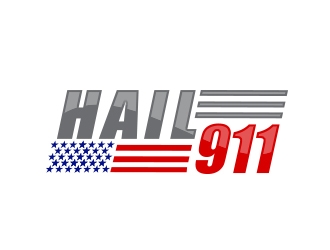 Hail 911 logo design by MarkindDesign