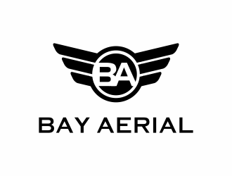 Bay Aerial / www.bayaerial.co.uk logo design by ingepro