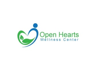 Open Hearts Wellness Center logo design by LOGOEXALT