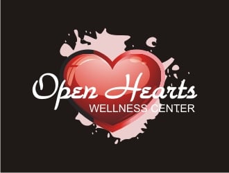 Open Hearts Wellness Center logo design by hallim