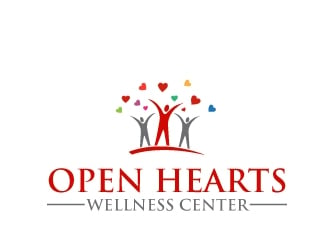 Open Hearts Wellness Center logo design by tec343