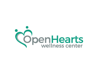 Open Hearts Wellness Center logo design by shadowfax