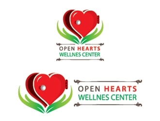Open Hearts Wellness Center logo design by aufan1312