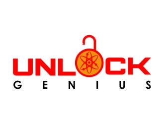Unlock Genius logo design by Lut5