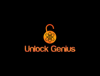 Unlock Genius logo design by oke2angconcept