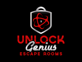 Unlock Genius logo design by akilis13