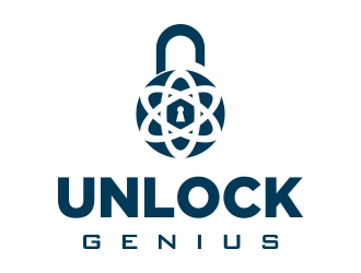 Unlock Genius logo design by cikiyunn