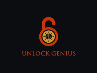 Unlock Genius logo design by logitec