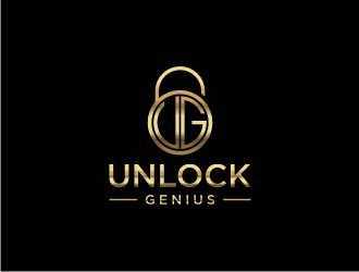 Unlock Genius logo design by dewipadi
