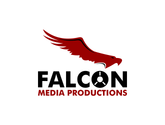 Falcon Media Productions logo design by Kruger