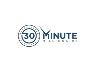 30 Minute Millionaire logo design by bricton