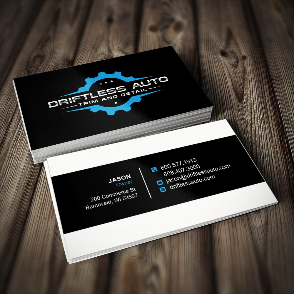 Driftless Auto Trim and Detail logo design by Kindo