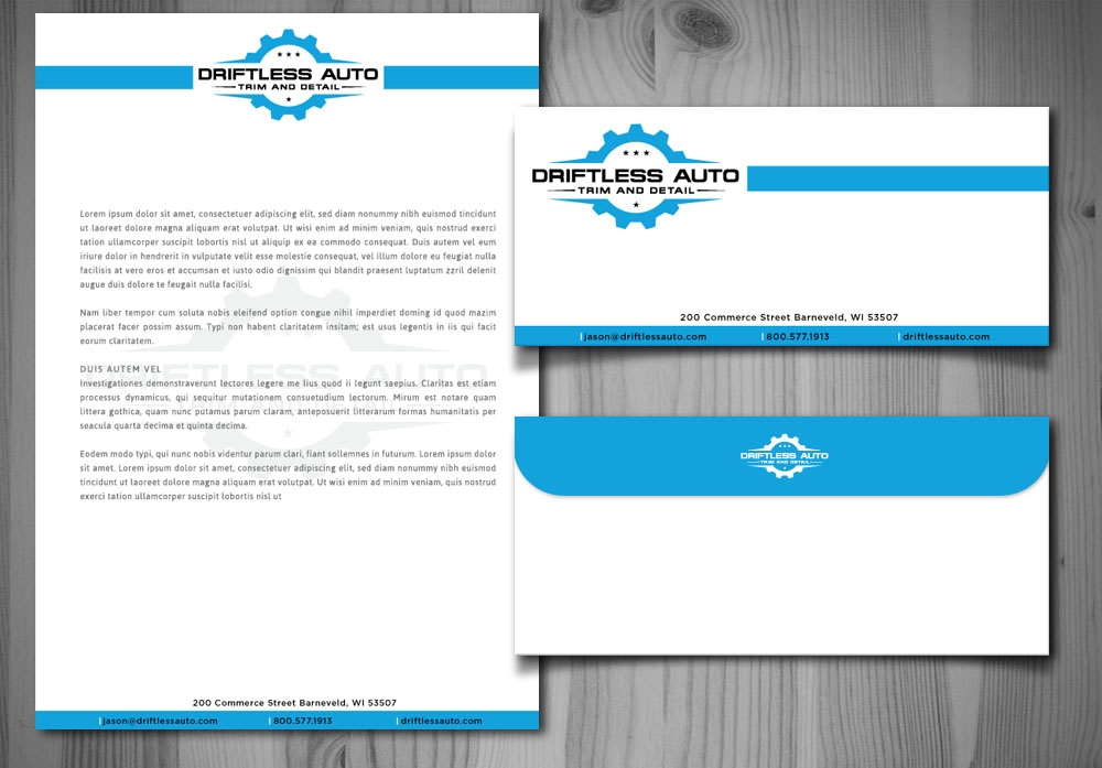 Driftless Auto Trim and Detail logo design by scriotx