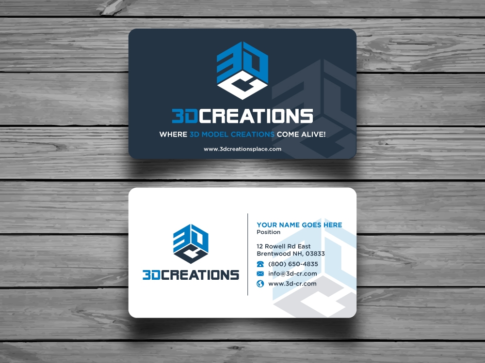 3D Creations logo design by labo