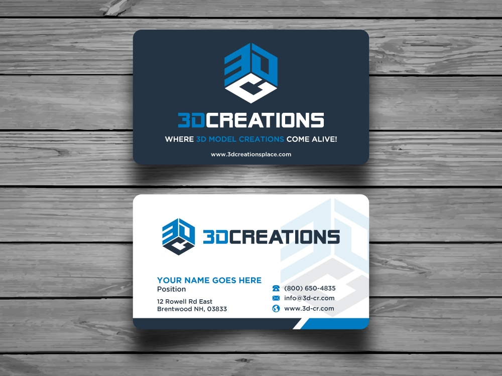3D Creations logo design by labo