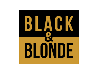 Black and Blonde logo design by rykos