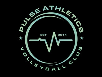 Pulse Athletics Volleyball Club  logo design by shere