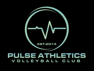 Pulse Athletics Volleyball Club  logo design by shere