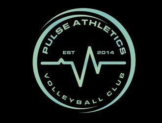 Pulse Athletics Volleyball Club  logo design by shere