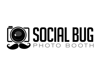 Social Bug Photo Booth logo design by kunejo