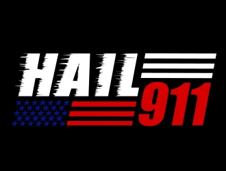 Hail 911 logo design by MarkindDesign