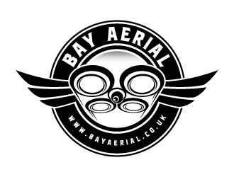 Bay Aerial / www.bayaerial.co.uk logo design by daywalker