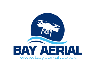 Bay Aerial / www.bayaerial.co.uk logo design by kunejo