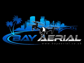 Bay Aerial / www.bayaerial.co.uk logo design by aRBy
