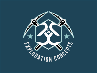 B & B Exploration Concepts  logo design by bosbejo