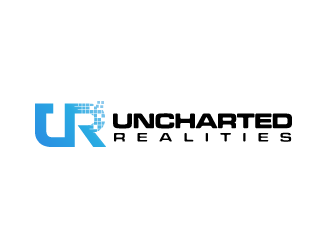 Uncharted Realities  logo design by schiena