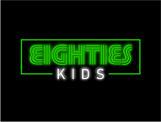 80s Kids or Eighties Kids logo design by Girly