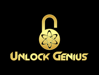 Unlock Genius logo design by rykos