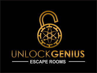 Unlock Genius logo design by bosbejo